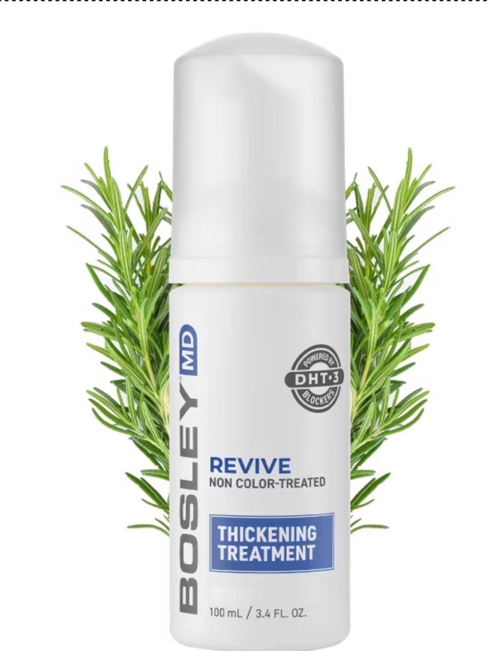 Bosley MD Revive Thickening Treatment Instant Volume Non-Color Treated Hair 3.4